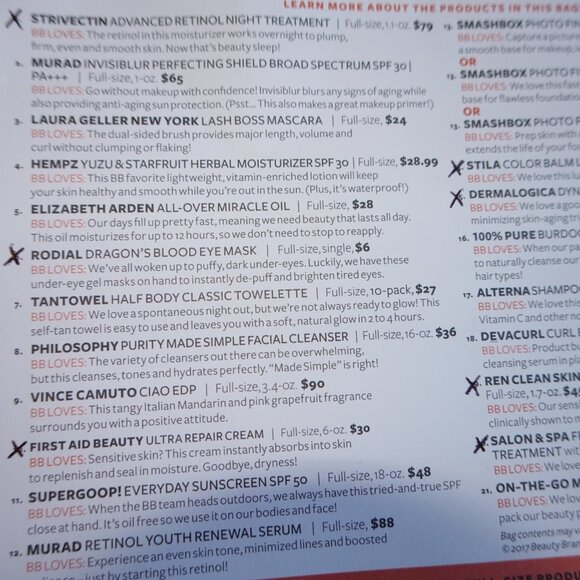 16 Piece Gift Set - Supergoop Sunscreen, Elizabeth Arden, Vince Camuto Fragrance - Picture 3 of 7